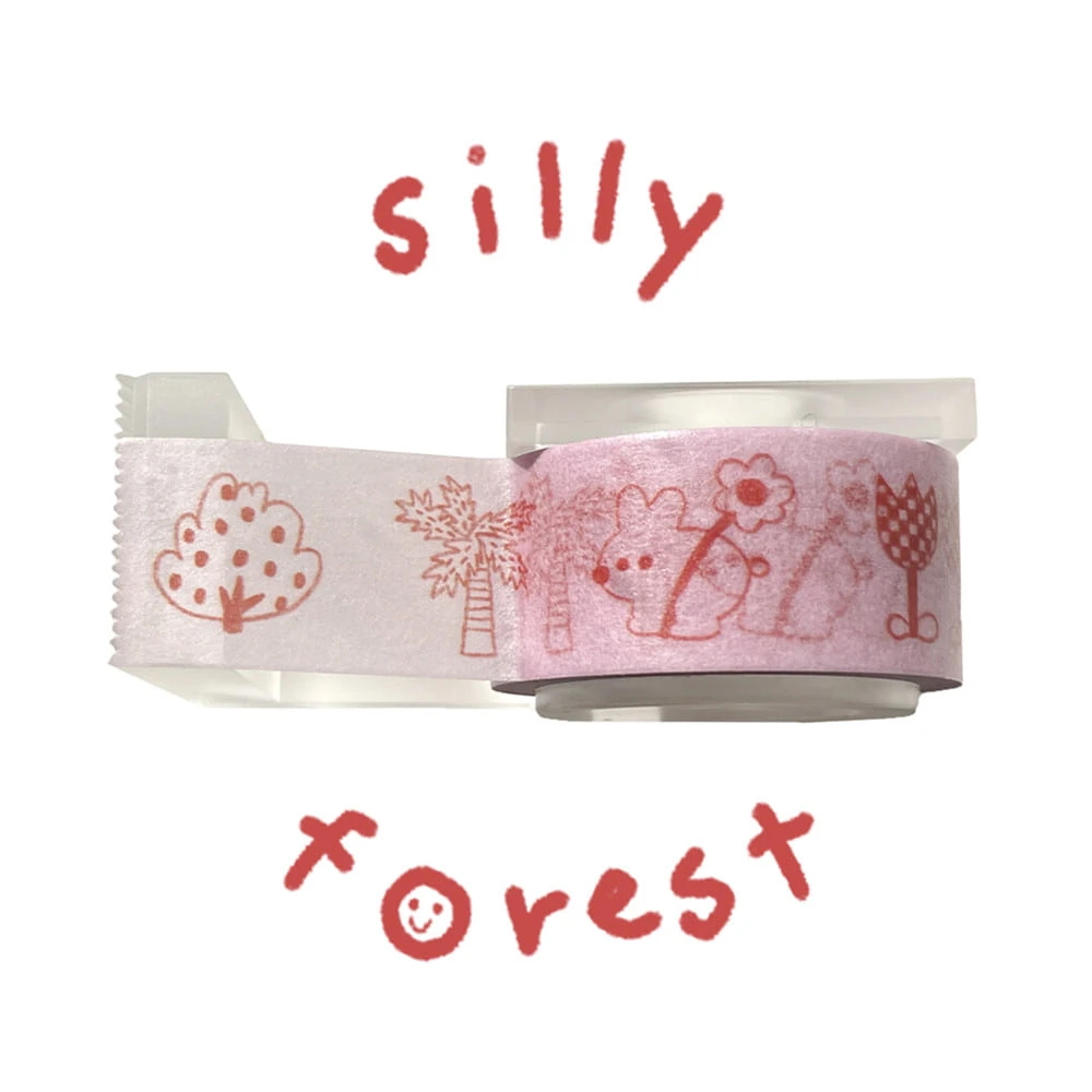 Silly forest masking tape