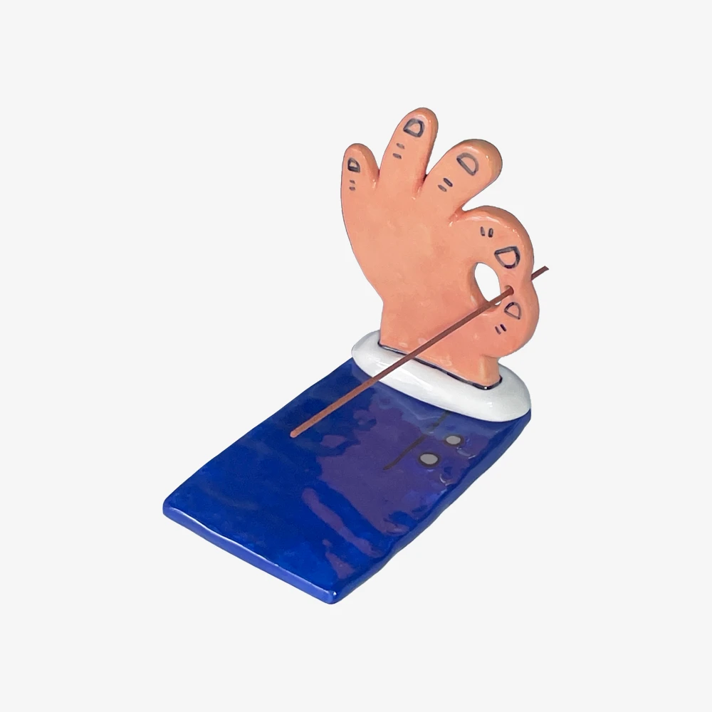 손가락 인센스 홀더